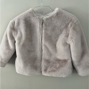 Zara Kids Faux Fur Jacket